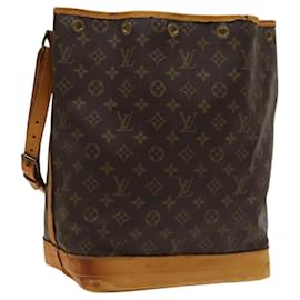 Louis Vuitton-LOUIS VUITTON Monogram Noe Shoulder Bag M42224 LV Auth 120286-Monogram