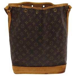 Louis Vuitton-LOUIS VUITTON Monogram Noe Shoulder Bag M42224 LV Auth 120286-Monogram