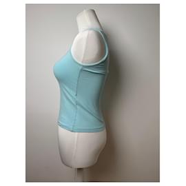 Fendi-FENDI Hauts T.international XS Coton-Turquoise