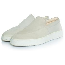 Autre Marque ETQ, Mocassini in suede color sabbia Altro