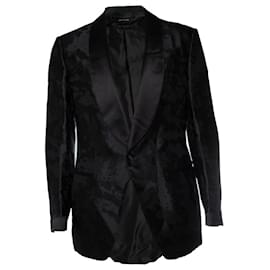 Tom Ford-Tom Ford, Black Camo blazer-Black