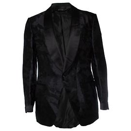 Tom Ford, blazer camouflage noir Noir