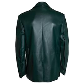 Bottega Veneta-Bottega Veneta, leather blazer in green-Green