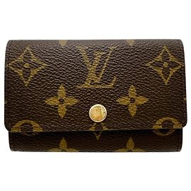 Louis Vuitton Monogram Key Case Brown