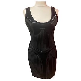 Schwarzes Kleid von Thierry Mugler Schwarz