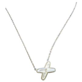 Chaumet Colar em Ouro Branco Branco