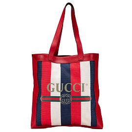 Borsa Tote Baiadera in tela rossa Gucci Rosso