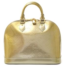 Louis Vuitton-Louis Vuitton Alma PM Monogram Vernis Leather Handbag-Green