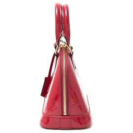 Louis Vuitton-Louis Vuitton Alma BB Monogram Vernis Leather Bag-Red