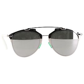 Dior Reflected Aviator Sunglasses in Silver Metal Silvery Metallic