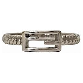 Fendi-Bague Fendi Baguette-Doré,Métallisé