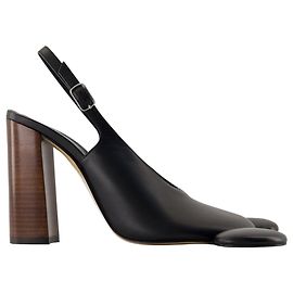 Mickey Block Ufo Sandals - Coperni x Disney - Leather - Black Black