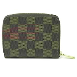 Louis Vuitton-Louis Vuitton Damier Ebene Zippy Coin Purse Wallet-Brown