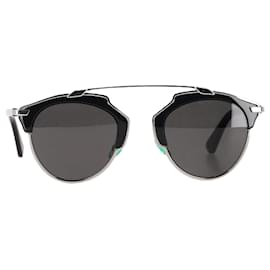 Dior-Dior Reflected Aviator Sunglasses in Black Metal-Black