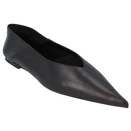 MOCASSINS SAINT LAURENT NOUR EM COURO LISO Preto