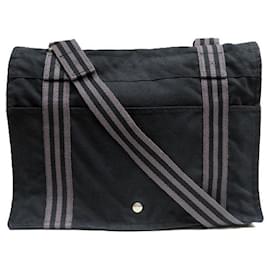 Hermès-Hermes Fourre Tout Bas MM Canvas 2way Bag-Blue