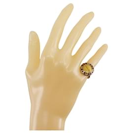 Chanel-Chanel Flower Motif Ring-Golden,Metallic