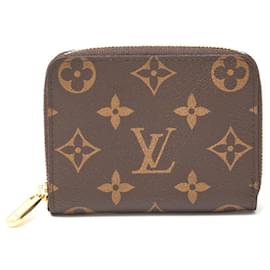 Louis Vuitton-Louis Vuitton Monogram Leather Zippy Coin Purse-Brown
