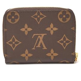 Louis Vuitton-Louis Vuitton Monogram Leather Zippy Coin Purse-Brown