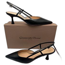 Gianvito Rossi Ascent Pumps Leder schwarz Schwarz