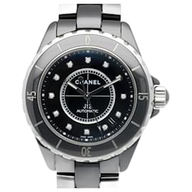 Chanel-Chanel J12 Automatic Men's Wristwatch-Black