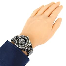 Chanel-Chanel J12 Automatic Men's Wristwatch-Black