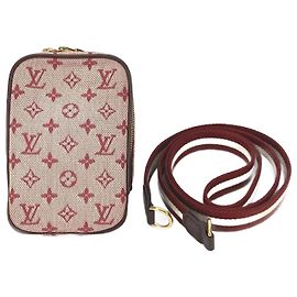 Louis Vuitton Monogram Mini Soft Digitale Schultertasche Rot
