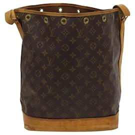 Louis Vuitton-LOUIS VUITTON Monogram Noe Shoulder Bag M42224 LV Auth 120216-Monogram