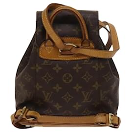 Louis Vuitton-LOUIS VUITTON Monogram Montsouris PM Backpack M51137 LV Auth fm4593-Monogram