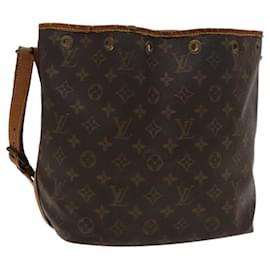 Louis Vuitton-LOUIS VUITTON Monogram Petit Noe Shoulder Bag M42226 LV Auth 120504-Monogram
