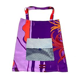 Bolsa tote com logo Petit H da Hermès Roxo