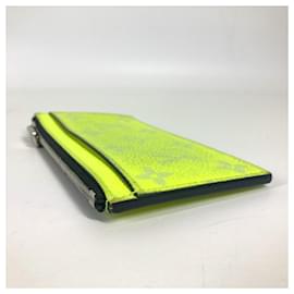Louis Vuitton-Louis Vuitton Taiga Business Card Case-Yellow