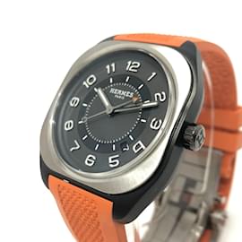 Hermès-Hermes SPI.741 H08 Automatic Wristwatch-Black