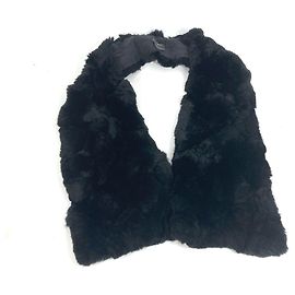 Sciarpa in pelliccia nera Chanel Nero