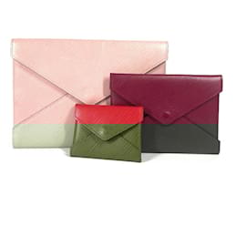 Louis Vuitton-Louis Vuitton Epi Leather Business Card Case-Pink,Red