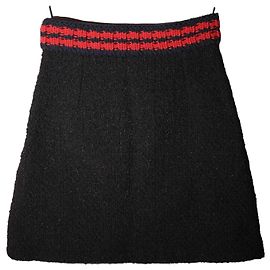 Jupe de runway Gucci incroyable Noir