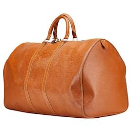 Louis Vuitton-Louis Vuitton Keepall Epi Boston Bag-Brown