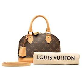 Louis Vuitton-Louis Vuitton Alma BB Monogram 2way Bag-Brown