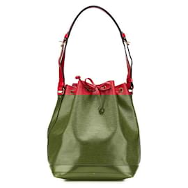 Louis Vuitton-Louis Vuitton Noe Epi Shoulder Bag-Red