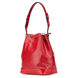 Louis Vuitton-Louis Vuitton Noe Epi Shoulder Bag-Red