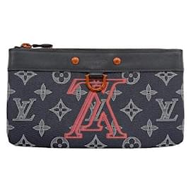 Louis Vuitton-Louis Vuitton Monogram Ink Pochette Apollo PM-Blue