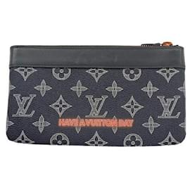 Louis Vuitton-Louis Vuitton Monogram Ink Pochette Apollo PM-Blue