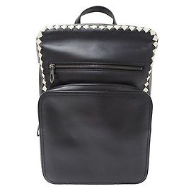 Bottega Veneta Intrecciato Backpack Black