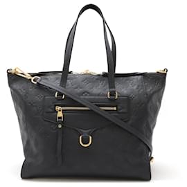 Louis Vuitton-Louis Vuitton Monogram Empreinte Lumineuse PM Tote-Blue