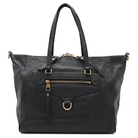Louis Vuitton-Louis Vuitton Monogram Empreinte Lumineuse PM Tote-Blue
