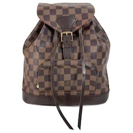 Louis Vuitton-Louis Vuitton Damier Montsouris MM Backpack-Brown