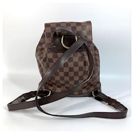 Louis Vuitton-Louis Vuitton Damier Montsouris MM Backpack-Brown