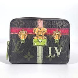 Louis Vuitton-Louis Vuitton Monogram Coin Purse-Brown,Pink