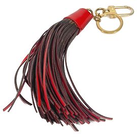 Llave de bolso con borlas Monogram Louis Vuitton Castaño Roja