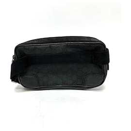 Gucci-Gucci 336672 GG Nylon Body Bag-Black
